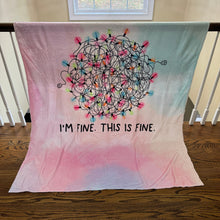Load image into Gallery viewer, Blanket - Christmas - I'm Fine