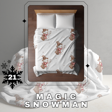 Load image into Gallery viewer, Blanket Christmas #21 - Magic Snowman - PREORDER