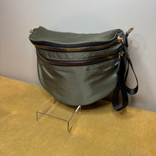 Load image into Gallery viewer, The Roni Nylon Crossbody - Olive + Black