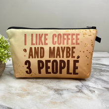 Load image into Gallery viewer, Pouch - Coffee & Three People