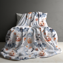 Load image into Gallery viewer, Blanket - Halloween - White Ghost