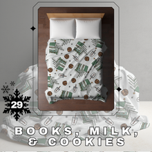 Load image into Gallery viewer, Blanket Christmas #29 - Books, Milk, & Cookies - PREORDER