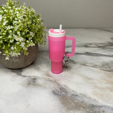 Load image into Gallery viewer, Keychain - Lip Balm Tumbler #3 Frosted Glow-In-The-Dark