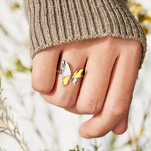Load image into Gallery viewer, 925 Sterling Silver Butterfly Ring