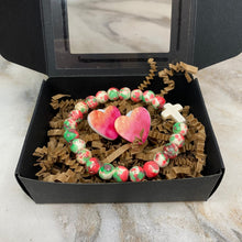 Load image into Gallery viewer, Jewelry Box with Crinkle Paper - Black