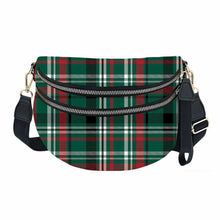 Load image into Gallery viewer, The Roni Nylon Crossbody - Green Plaid