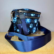 Load image into Gallery viewer, The Roni Nylon Crossbody - Christmas Paw Print Dog Snowflake