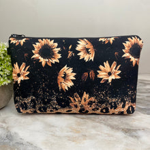 Load image into Gallery viewer, Pouch - Sunflower Black Bronze Glitter