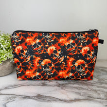 Load image into Gallery viewer, Pouch - Skull Orange Tie Dye