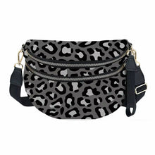 Load image into Gallery viewer, The Roni Nylon Crossbody - Animal Print Grey