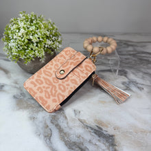 Load image into Gallery viewer, Bracelet Keychain & Card Holder Wallet - Animal Print