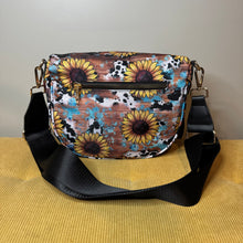 Load image into Gallery viewer, The Roni Nylon Crossbody - Sunflower Cow Wood