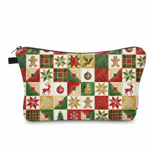 Load image into Gallery viewer, Pouch - Christmas Winter - Quilted Plaid