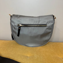 Load image into Gallery viewer, The Roni Nylon Crossbody - Grey + Black