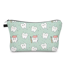Load image into Gallery viewer, Pouch - Tooth Toothbrush & Toothpaste on Mint