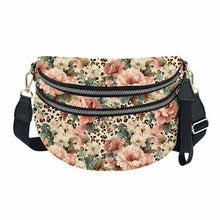 Load image into Gallery viewer, The Roni Nylon Crossbody - Floral Animal Print Bronze