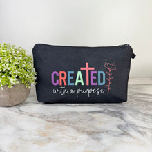 Load image into Gallery viewer, Pouch - Religious, Created With A Purpose