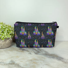 Load image into Gallery viewer, Pouch - Castle Galaxy Purple Teal