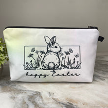 Load image into Gallery viewer, Pouch - Easter - Happy Easter Bunny Garden