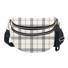 Load image into Gallery viewer, The Roni Nylon Crossbody - Plaid Stripe