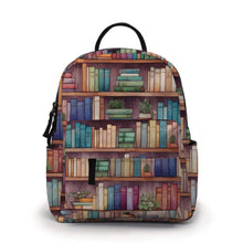 Load image into Gallery viewer, Mini Backpack - Book Shelves