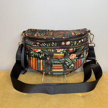 Load image into Gallery viewer, The Roni Nylon Crossbody - Book Shelf Floral Rose