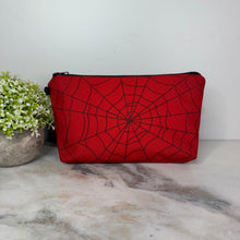 Load image into Gallery viewer, Pouch - Spiderweb Spider Red