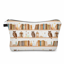 Load image into Gallery viewer, Pouch - Book Owl Bookshelf