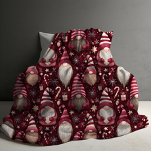 Load image into Gallery viewer, Blanket Christmas #13 - Crimson Gnomes - PREORDER
