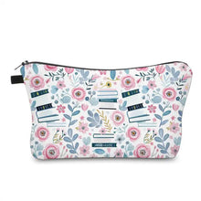 Load image into Gallery viewer, Pouch - Books Floral Pink