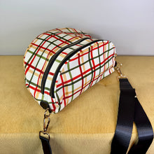 Load image into Gallery viewer, The Roni Nylon Crossbody - Cream Plaid