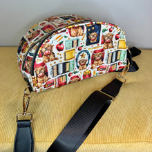 Load image into Gallery viewer, The Roni Nylon Crossbody - Highland Cow School Teacher