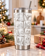Load image into Gallery viewer, Tumbler 20oz - Christmas - PREORDER
