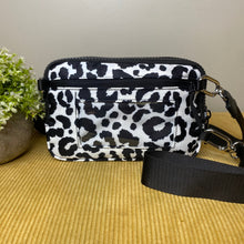 Load image into Gallery viewer, Remi - Nylon Crossbody Animal Print B&W