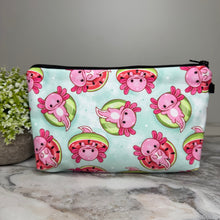Load image into Gallery viewer, Pouch - Axolotl Watermelon