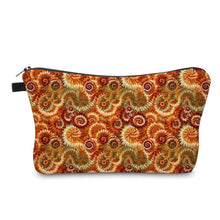 Load image into Gallery viewer, Pouch - Orange Green Red Swirl Tie Dye