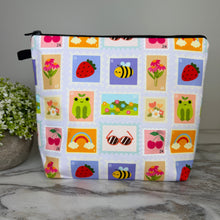 Load image into Gallery viewer, Pouch XL - Summer Stamps + Animals