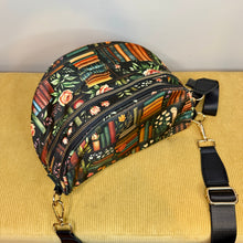 Load image into Gallery viewer, The Roni Nylon Crossbody - Book Shelf Floral Rose