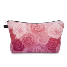 Load image into Gallery viewer, Bundled Set - Roni & Pouch - Floral Pink Purple Ombré Roses
