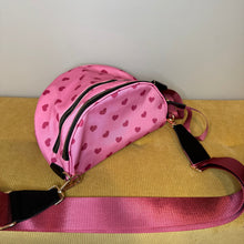 Load image into Gallery viewer, The Roni Nylon Crossbody - Light Pink Hearts