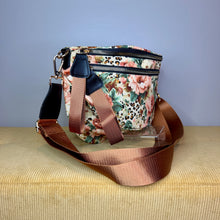 Load image into Gallery viewer, The Roni Nylon Crossbody - Floral Animal Print Bronze