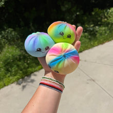 Load image into Gallery viewer, Squishy Toy - Viral Dumpling, Multi Color Spray Paint + New Face