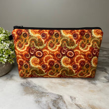 Load image into Gallery viewer, Pouch - Orange Green Red Swirl Tie Dye