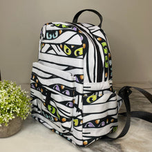 Load image into Gallery viewer, Mini Backpack - Halloween Fall - Mummies