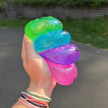 Load image into Gallery viewer, Squishy Toy - Viral Dumpling, Slow Rise Glitter - Purple