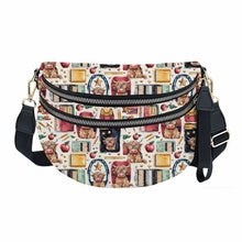 Load image into Gallery viewer, The Roni Nylon Crossbody - Highland Cow School Teacher