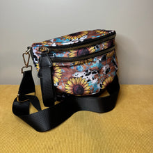 Load image into Gallery viewer, The Roni Nylon Crossbody - Sunflower Cow Wood