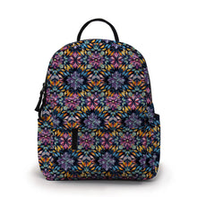 Load image into Gallery viewer, Mini Backpack - Bold Purple Orange Pink Tie Dye
