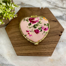 Load image into Gallery viewer, Compact Mirror - Pink Floral (by shape)