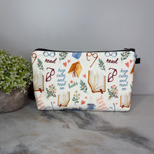 Load image into Gallery viewer, Pouch - Book Keep Calm Read On